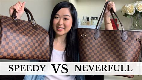 LOUIS VUITTON SPEEDY VS NEVERFULL 